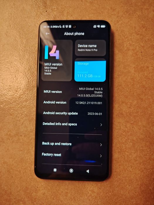 Xiaomi Redmi Note 9 Pro utilizat