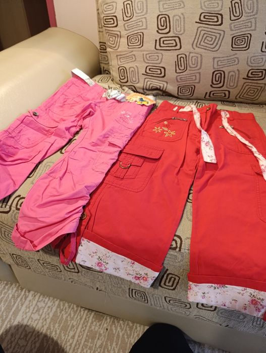 Pantaloni fetite marimea 104 din bumbac