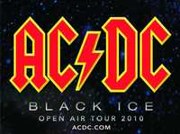 Poster AC/DC concert - Bucuresti 2010