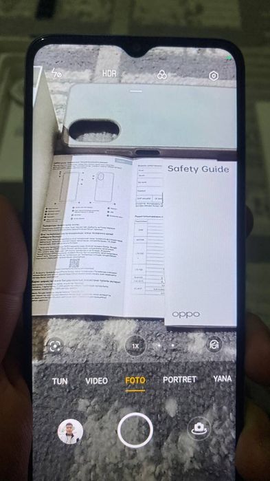 Oppo A 18 operative hotirasi 4+4 128 gb hech qayeri almashmagan radnoy