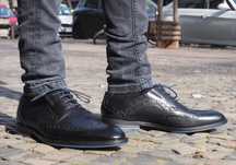Pantofi derby brogue premium Clarks 41 41.5 piele naturala moale