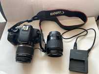 Фотоапарат Canon EOS 550D с два обектива