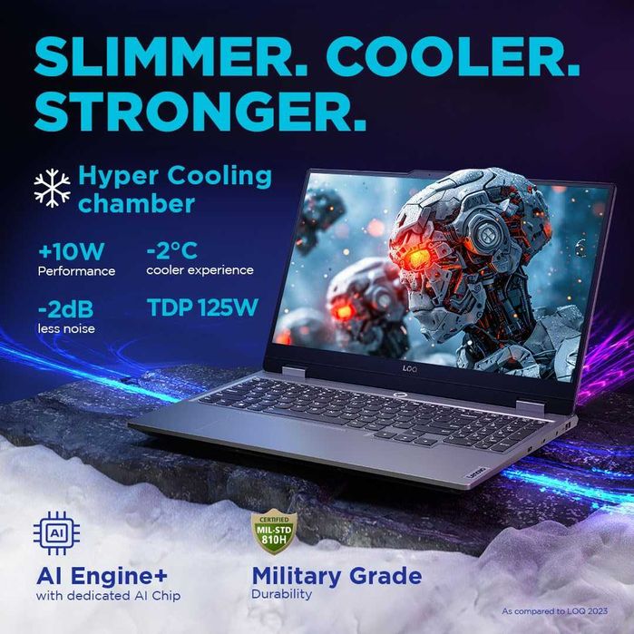 Lenovo LOQ 15 Ryzen7-7435Hs/12GB DDR5/512GB SSD/RTX4050/15.6 FHD IPS