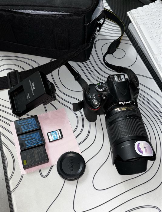 Фотоаппарат Nikon D3200 + Объектив