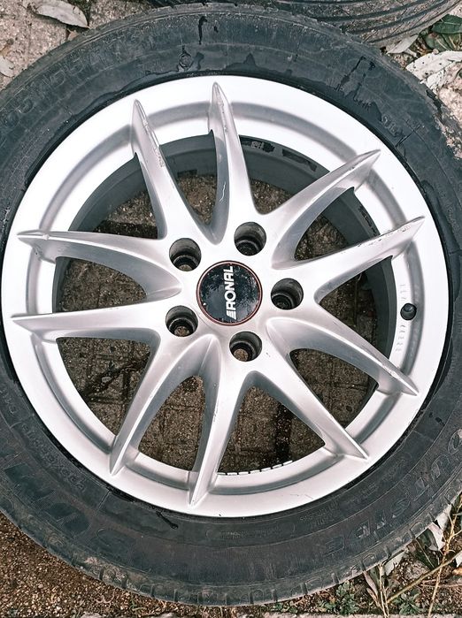 Продавам 4 броя лети джанти RONAL R46M 17" 5x112 7.0J ET49 76,0 Silver