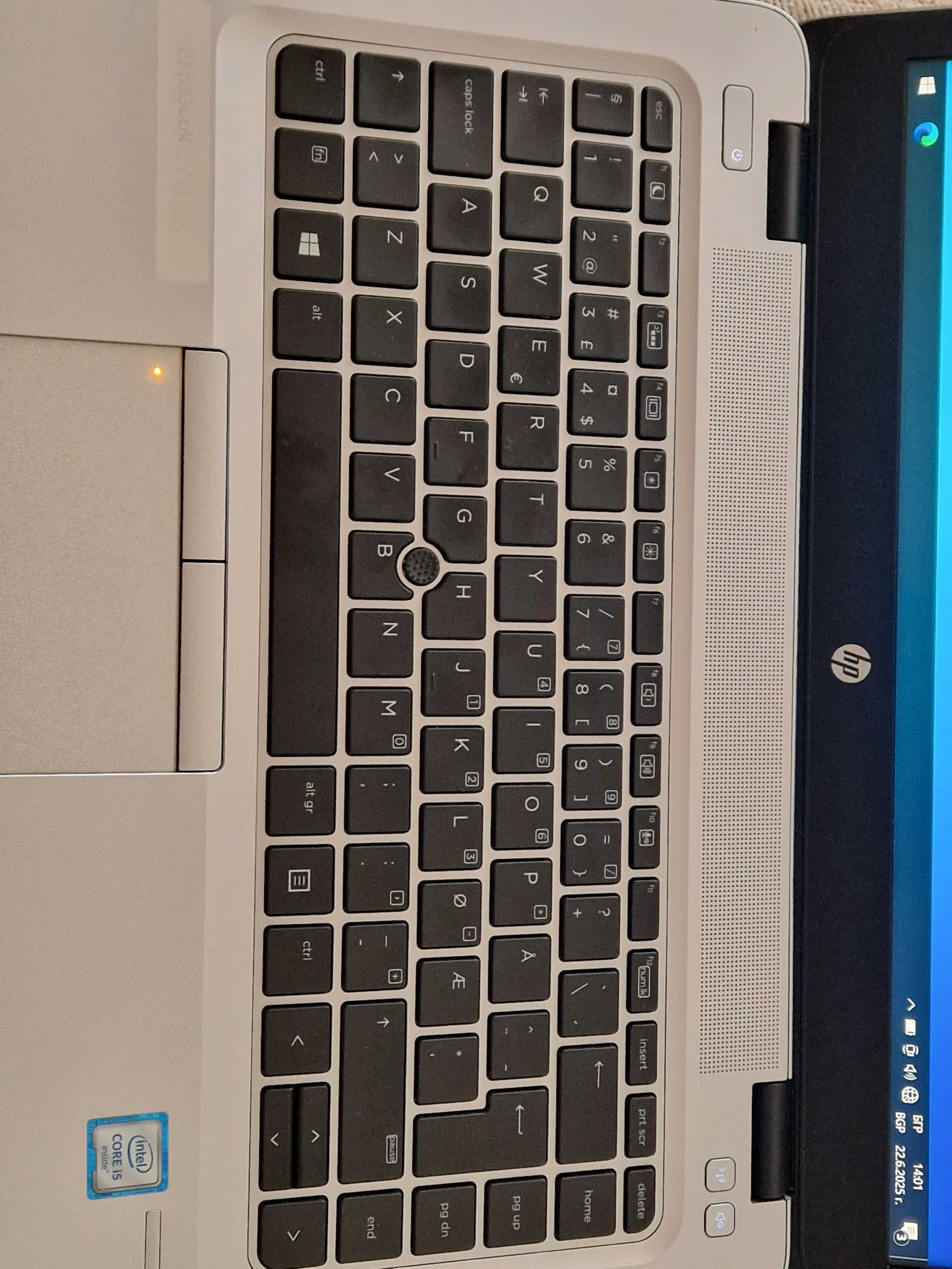 Лаптоп HP EliteBook 840 G3 i5-6200u, 128GB SSD, 8GB DDR4, 14" FullHD