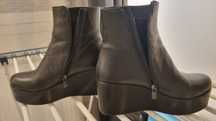Botine piele dama  cu platforma 36