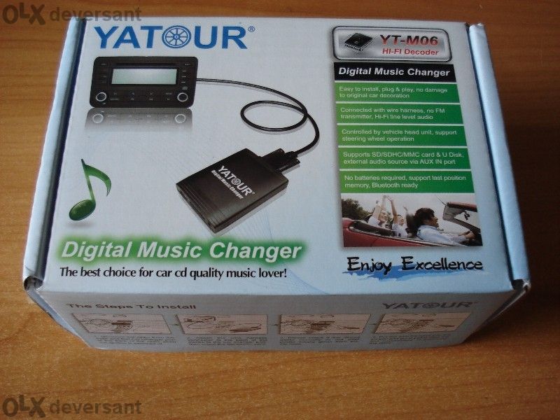Yatour дигитален чейнджър за vw/seat/audi/skoda (98-2005)