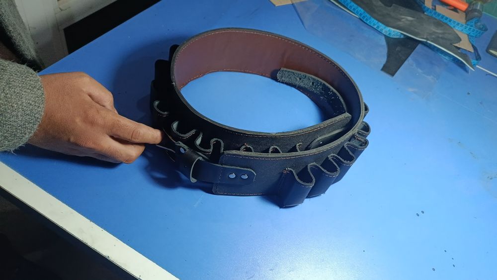 Патронташ из натуральной кожи