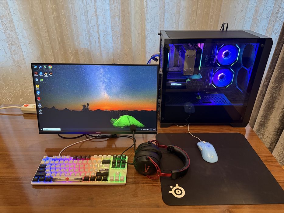 Игровой компютер Asus Z790, core i5-13400F, RTX 4060 8gb, 1TB SSD