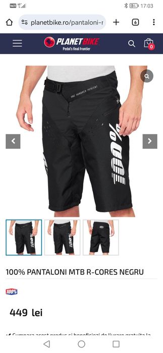 Pantaloni MTB sau Moto R-core 100%