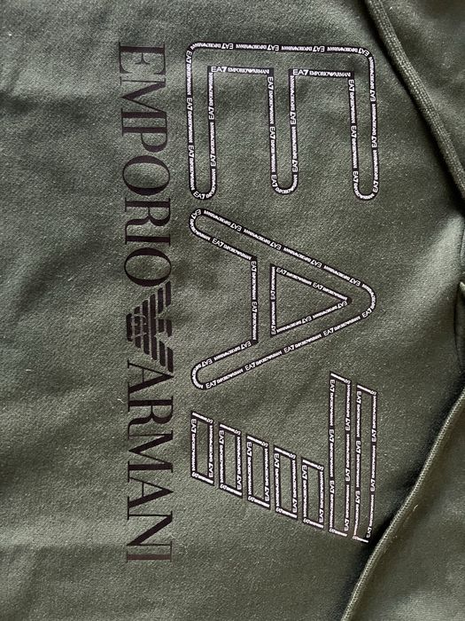 Hanorac Emporio Armani EA7 Logo Series 7VPM09 PJSHZ Verde