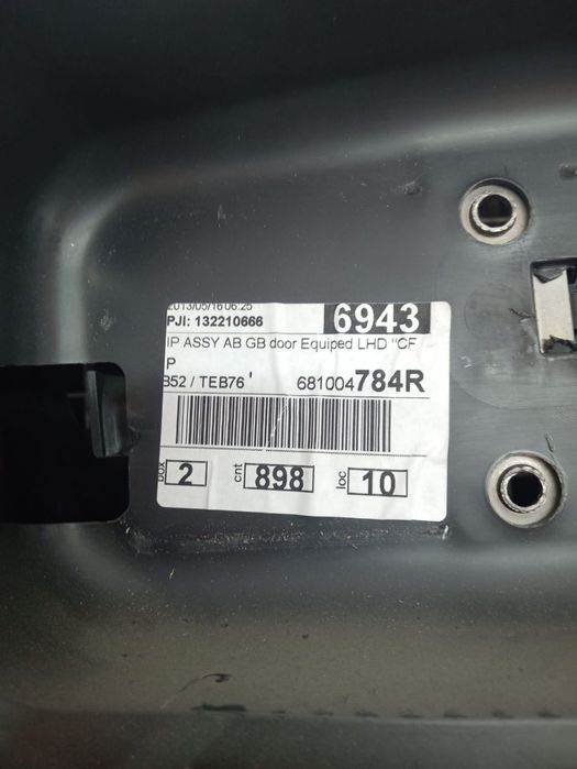 Plansa bord 681004784R Dacia Sandero 2 [2013 - 2016]