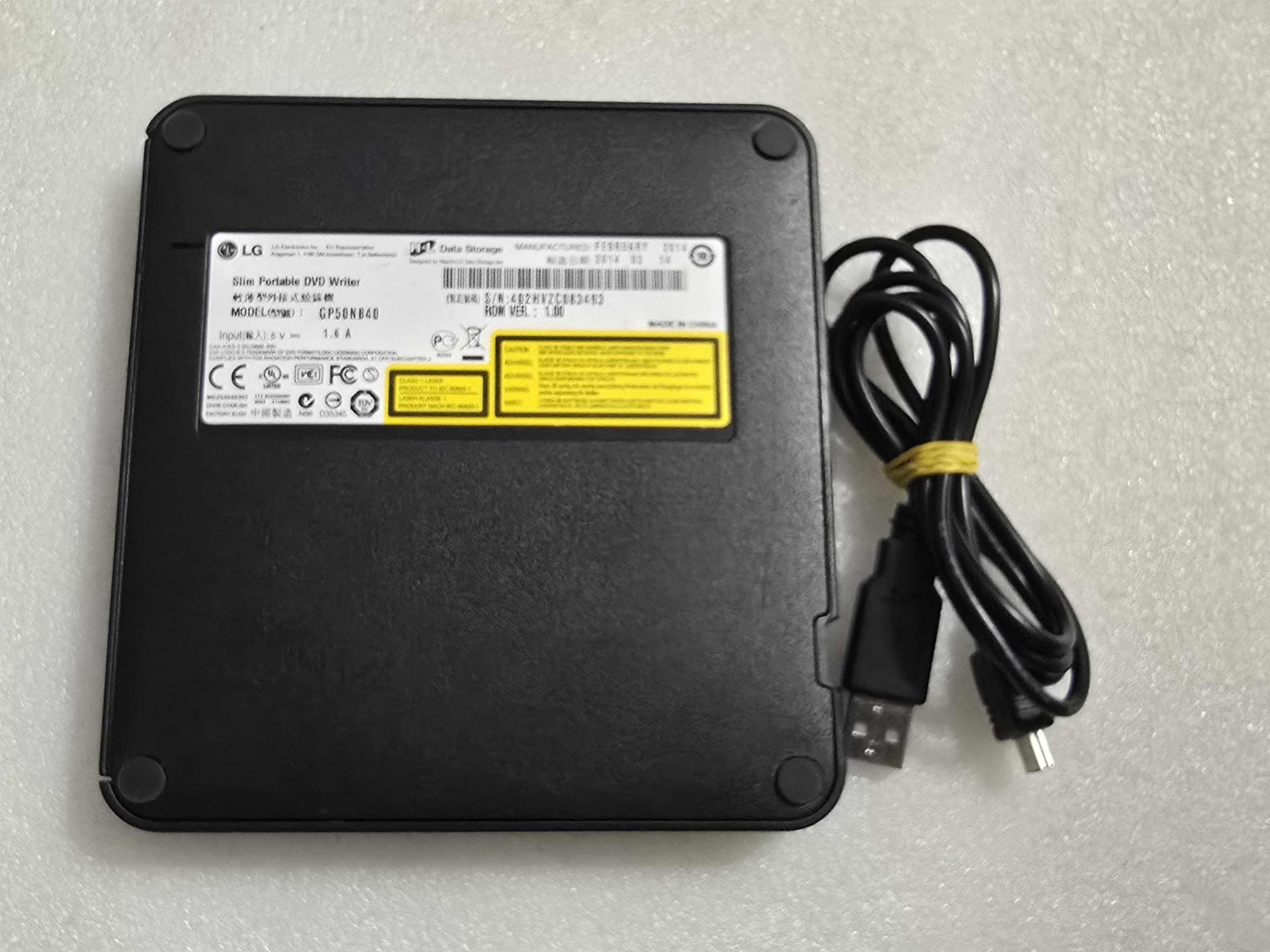 DVD Rewriter extern LG Electronics GP50NB40 8X USB 2.0 M-DISC Support