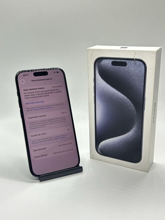 Phone 15 PRO - 256Gb - STARE 10/10 ! Garantie