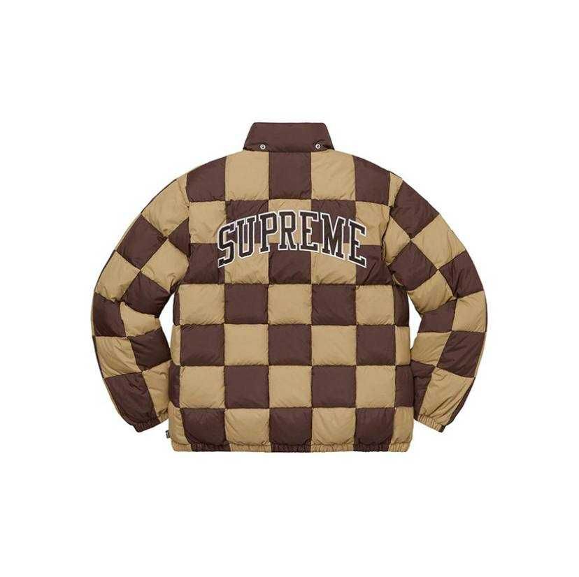 Supreme FW19 Week 17 Checkerboard Puffy Jacket