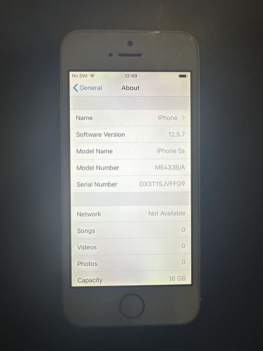 iph 5s,16 gb liber retea