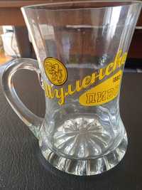 Шуменско пиво бира - стара халба / чаша за колекционери