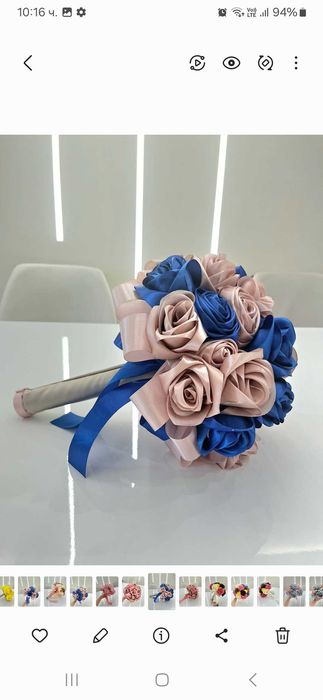 Уникални букети от сатенени рози за вашия специален повод