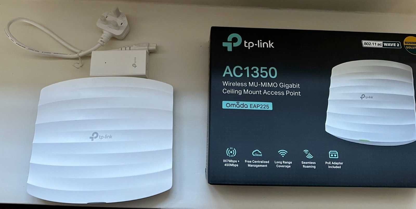 Аксес пойнт TP-Link Omada EAP225 AC1350 V3