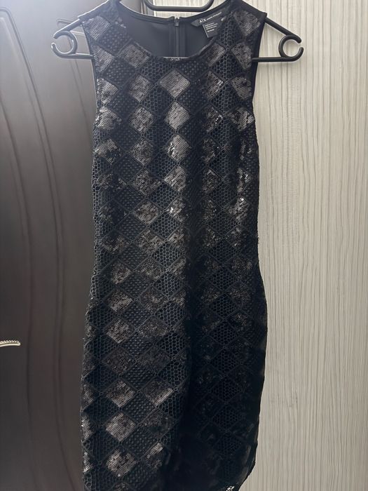 Черна рокля Armani Exchange