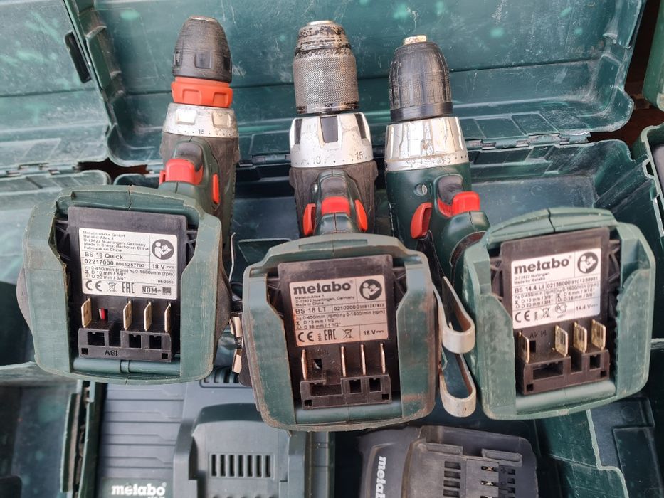 Vand schimb Metabo BS 18 Quick BS 18 LT BS 14,4 Li