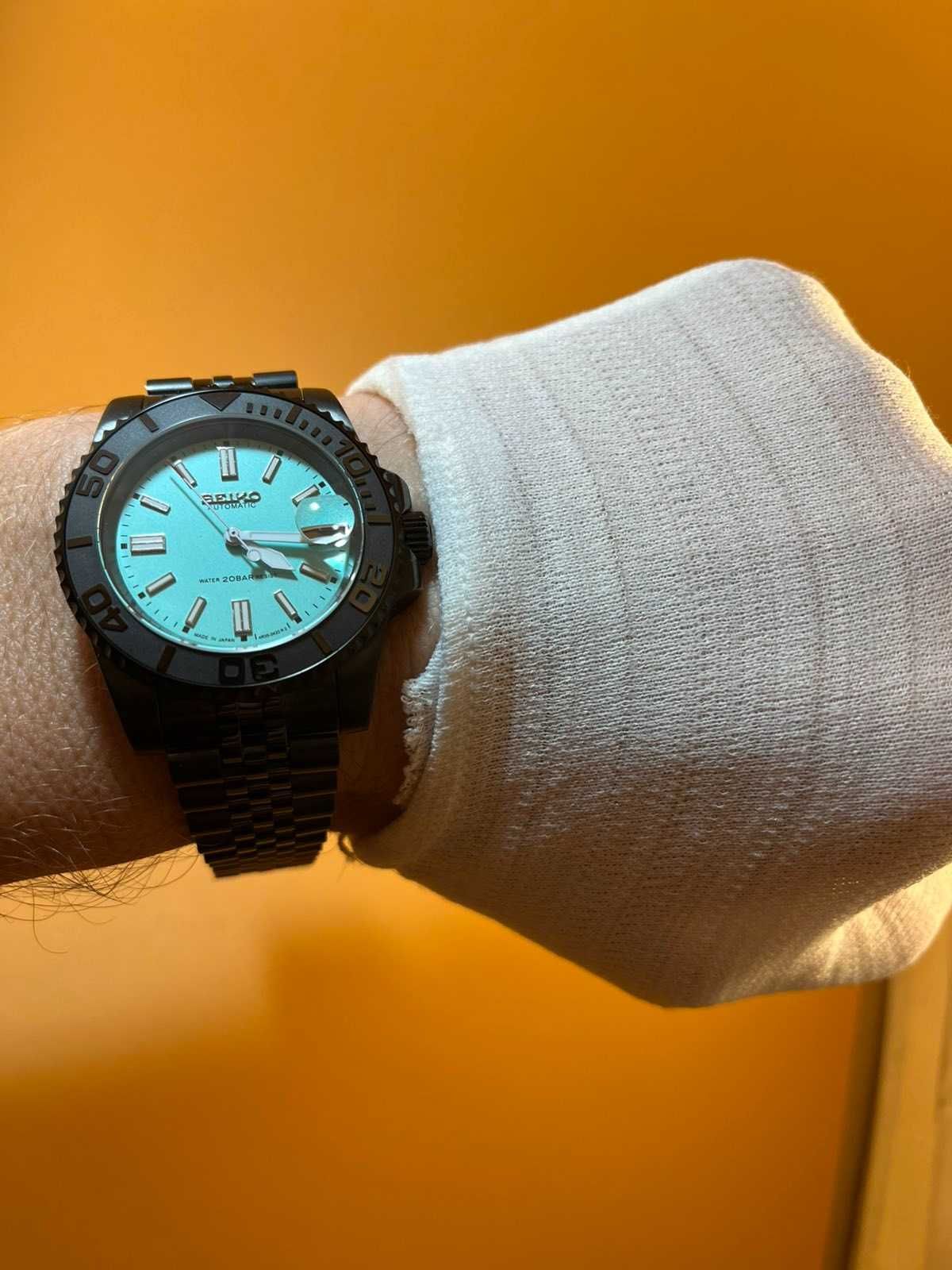 Часовник Seiko Teal Green (mod)