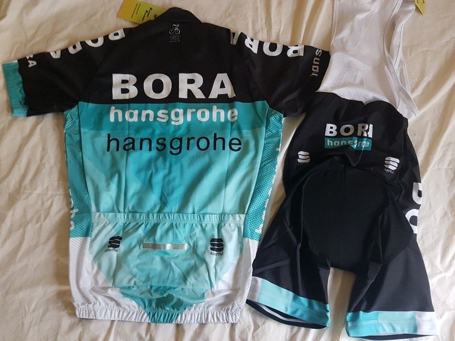 Echipament ciclism BORA Hansgrohe 2021 set pantaloni tricou NOU