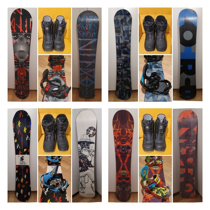 Placa snowboard Burton 155 - 159 + legaturi + boots BOA