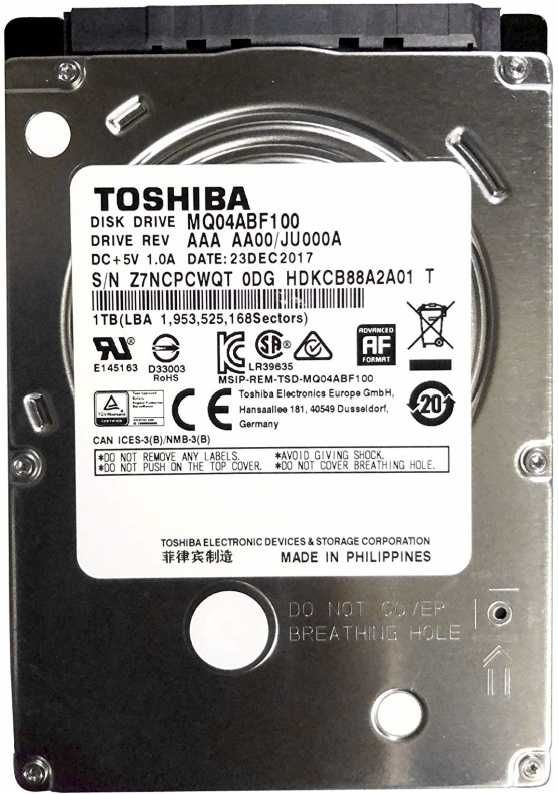 Жесткий диск Toshiba MQ04ABF100 1TB 2.5