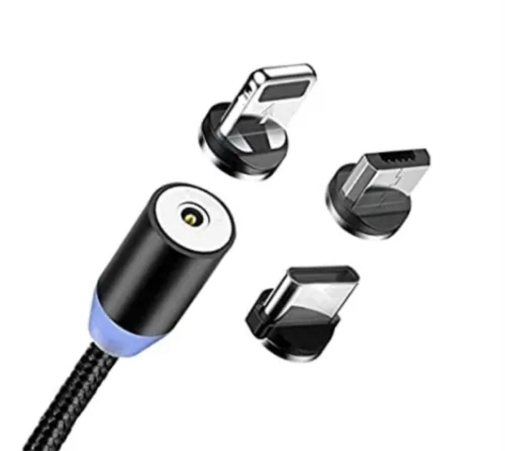 Wozinsky магнитен кабел за зарядно USB/microUSB/USB/Type C 2.4A 1м