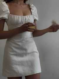 Чисто нова Къса бяла рокля Zara