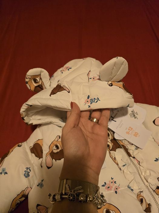 Combinezon iarnă Primark, Disney, Bambi, marimea 80 (9-12 luni). Nou