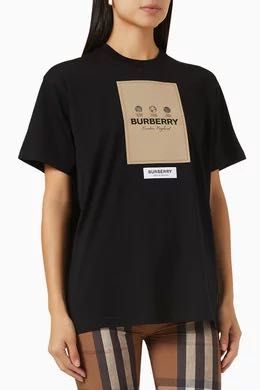 Черна тениска Burberry