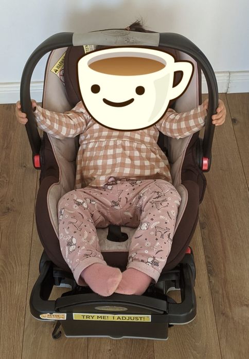 Scoica auto Graco + baza isofix inclinatie reglabila