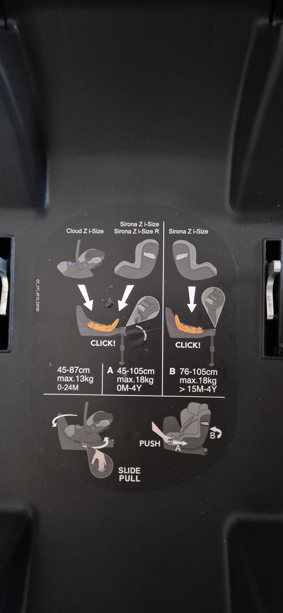 Baza izofix Cybex Z  scaun auto