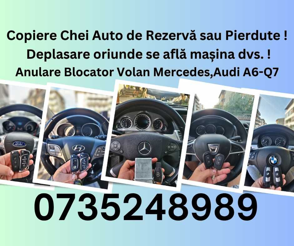Copiere / Adaugare Chei Auto complete – Rezervă sau Pierdute - 24/7