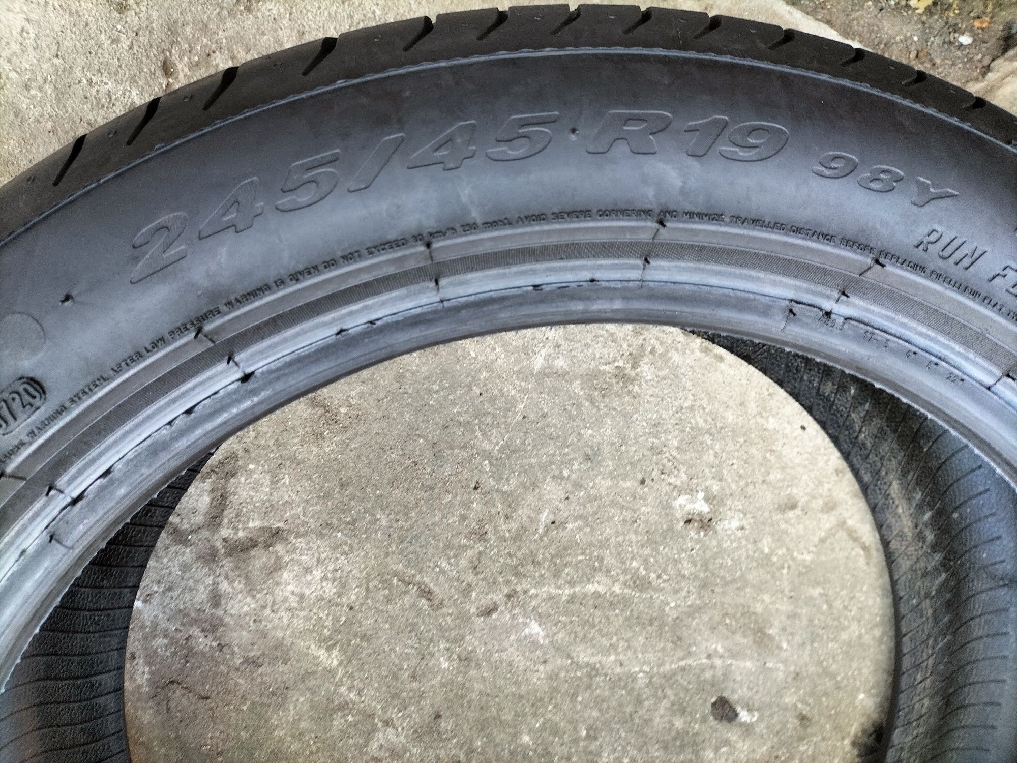 Cauciuc de vara Pirelli Runflat 245 45 19