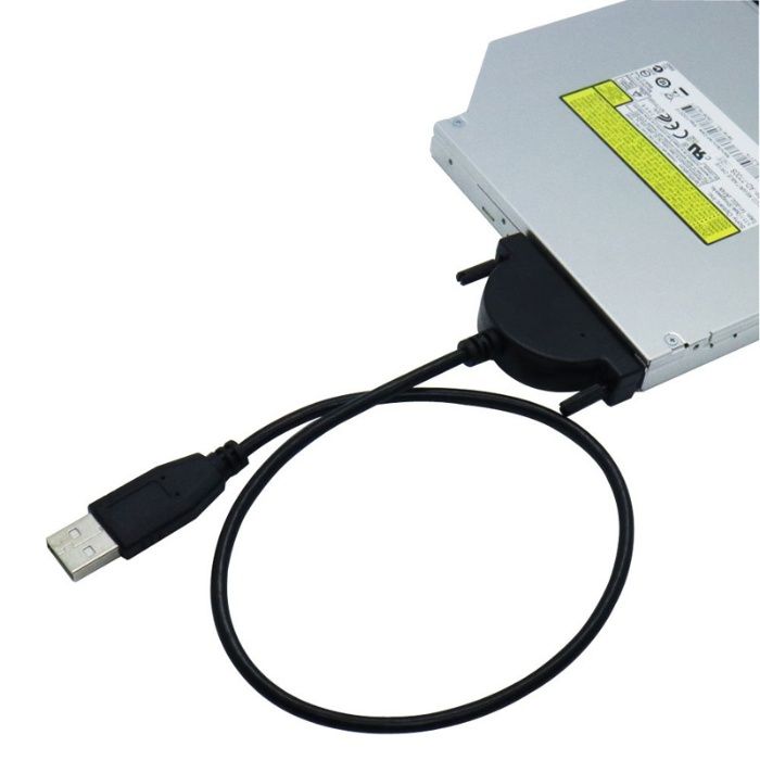 Кабел USB към 13Pin Slimline SATA Laptop CD/DVD Rom Optical Адапторен