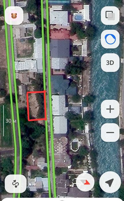 Yer sotiladi 3 sotix Qibray Soxibkor maxalla, sotix 18000$dan