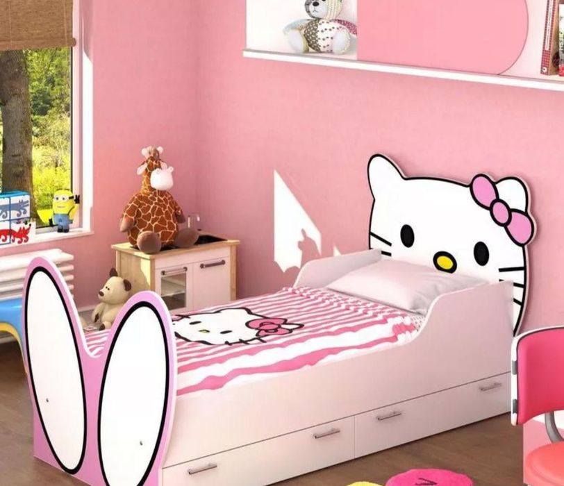 Детские кроватки. Hello Kitty