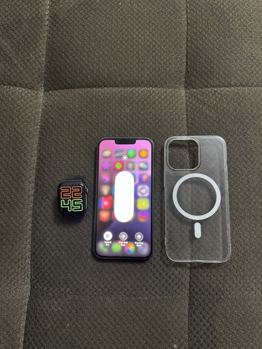 Iphone 13 pro black 256 GB + iwatch se black