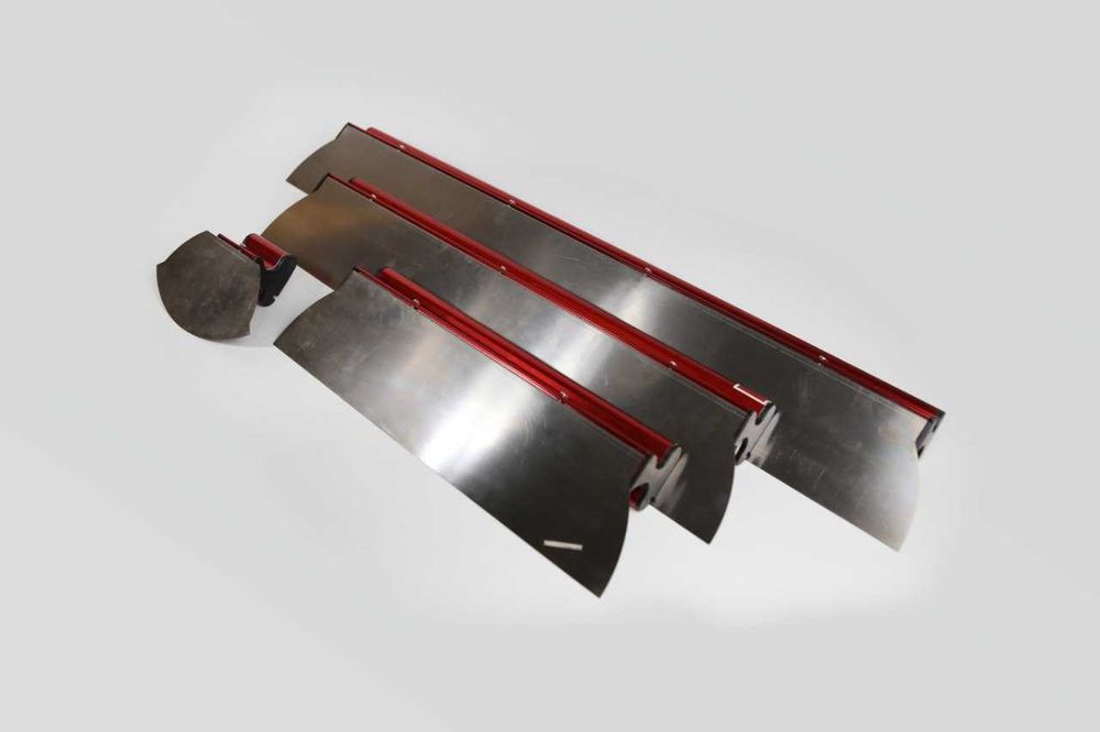 Комплект (80,55,30см) механизированных шпателей из нержавеющей стали
