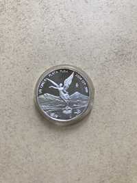 Сребърна Мексиканска монета 1/4 2004