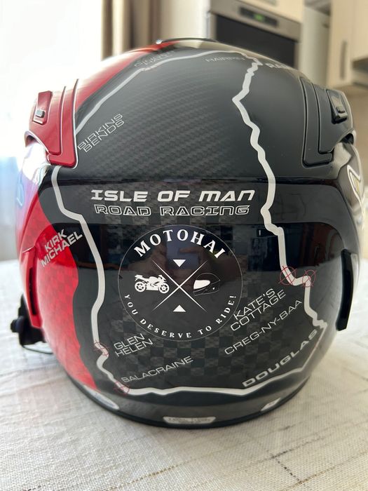 Vând cască moto HJC RPHA 70 Isle of Man