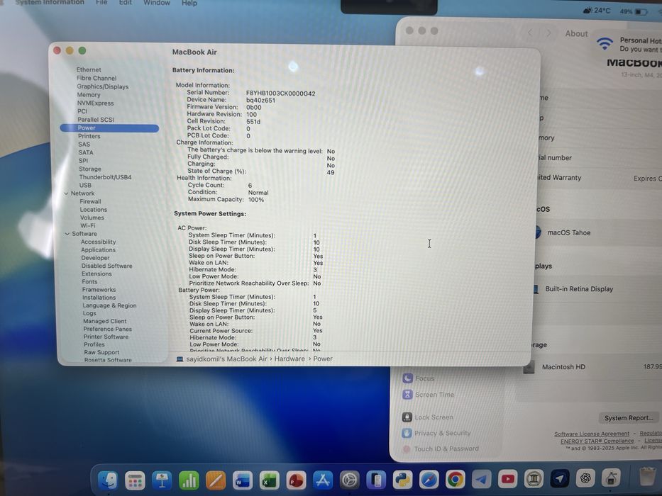 macbook air m4   16/256