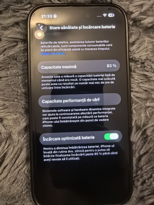 Telefon Iphone 14 Pro, 128GB, Deep Purple full box