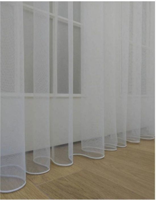 Тюль на 3 больших окна. Цена за все.