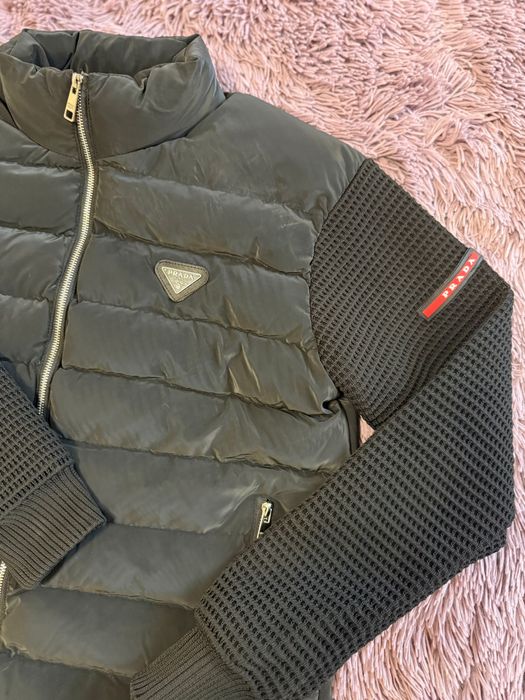 Prada черно зимно яке