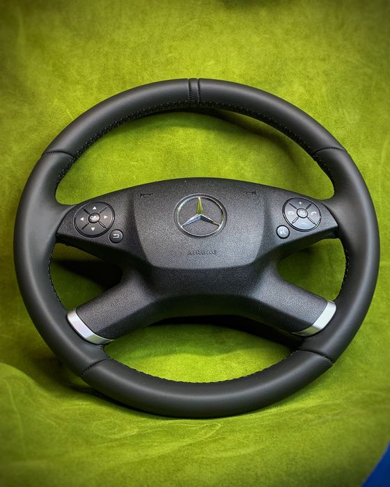 Vand/schimb volane reconditionate/tapitate in piele naturala audi-vw